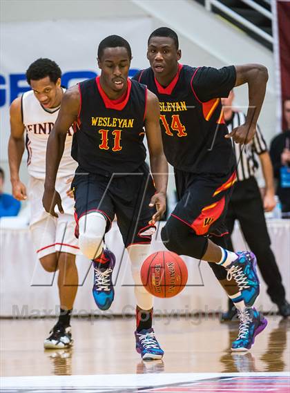 Thumbnail 3 in Findlay Prep @ Wesleyan Christian Academy (Spalding Hoophall Classic) photogallery.