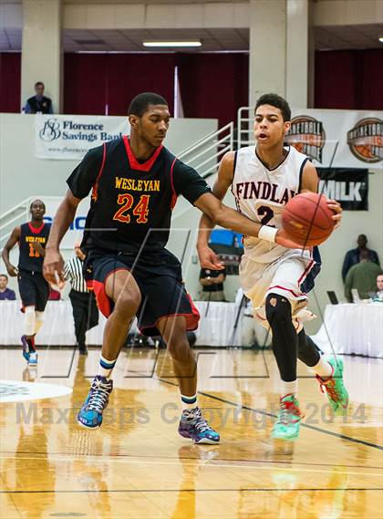 Thumbnail 1 in Findlay Prep @ Wesleyan Christian Academy (Spalding Hoophall Classic) photogallery.