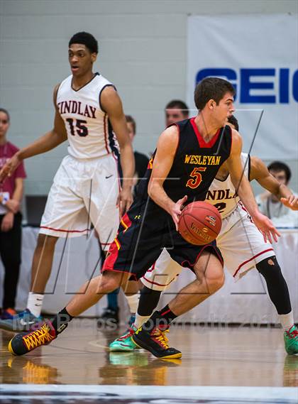 Thumbnail 3 in Findlay Prep @ Wesleyan Christian Academy (Spalding Hoophall Classic) photogallery.