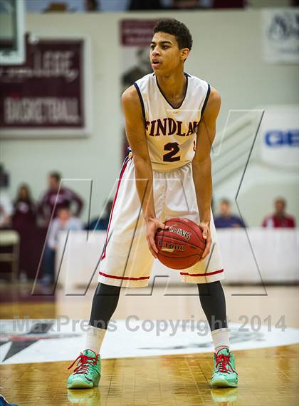 Thumbnail 2 in Findlay Prep @ Wesleyan Christian Academy (Spalding Hoophall Classic) photogallery.