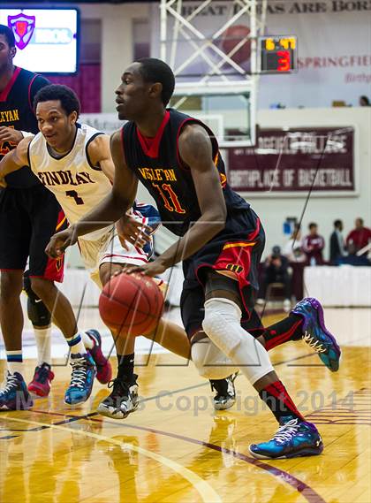 Thumbnail 2 in Findlay Prep @ Wesleyan Christian Academy (Spalding Hoophall Classic) photogallery.