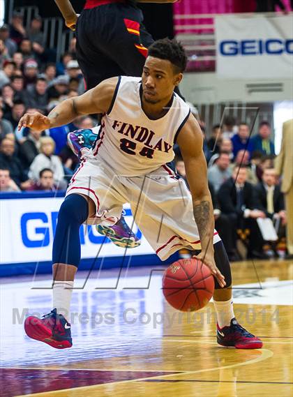 Thumbnail 1 in Findlay Prep @ Wesleyan Christian Academy (Spalding Hoophall Classic) photogallery.