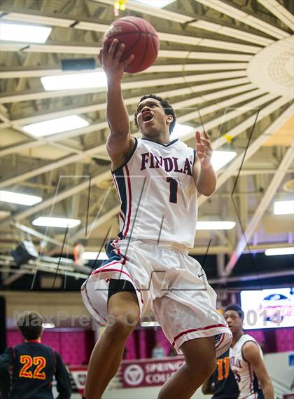 Thumbnail 3 in Findlay Prep @ Wesleyan Christian Academy (Spalding Hoophall Classic) photogallery.