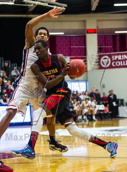 Thumbnail 2 in Findlay Prep @ Wesleyan Christian Academy (Spalding Hoophall Classic) photogallery.