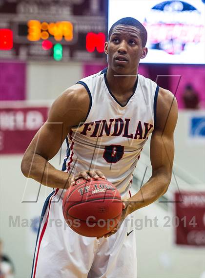 Thumbnail 3 in Findlay Prep @ Wesleyan Christian Academy (Spalding Hoophall Classic) photogallery.