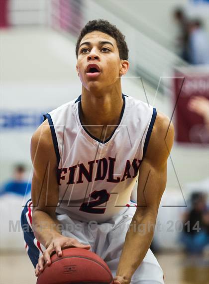 Thumbnail 1 in Findlay Prep @ Wesleyan Christian Academy (Spalding Hoophall Classic) photogallery.