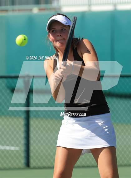 Thumbnail 3 in Centennial vs Abilene Wylie (UIL 5A Tennis Final) photogallery.