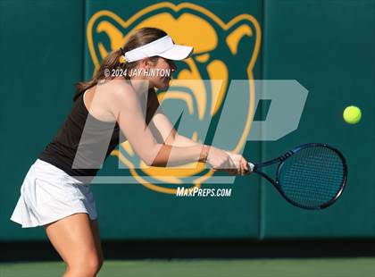 Thumbnail 3 in Centennial vs Abilene Wylie (UIL 5A Tennis Final) photogallery.