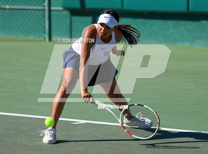 Thumbnail 2 in Centennial vs Abilene Wylie (UIL 5A Tennis Final) photogallery.