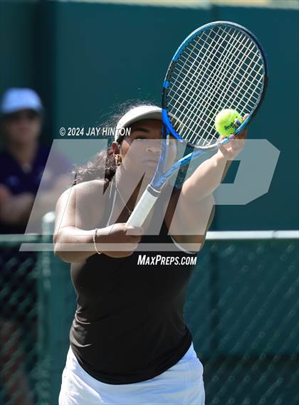 Thumbnail 3 in Centennial vs Abilene Wylie (UIL 5A Tennis Final) photogallery.