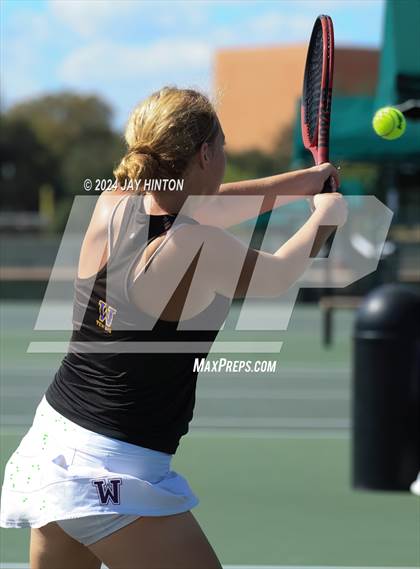 Thumbnail 1 in Centennial vs Abilene Wylie (UIL 5A Tennis Final) photogallery.