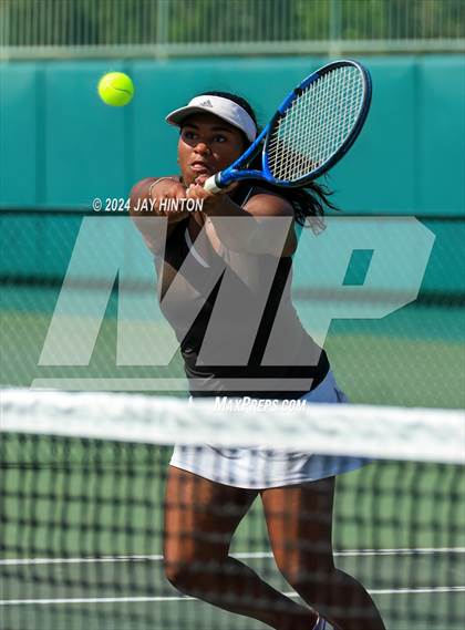 Thumbnail 3 in Centennial vs Abilene Wylie (UIL 5A Tennis Final) photogallery.