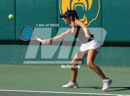 Thumbnail 2 in Centennial vs Abilene Wylie (UIL 5A Tennis Final) photogallery.