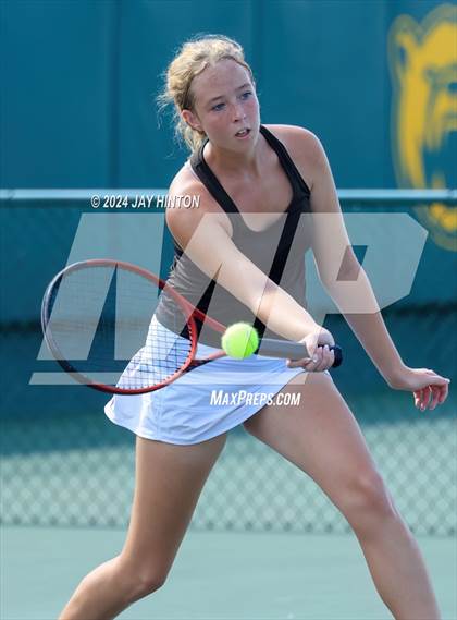 Thumbnail 1 in Centennial vs Abilene Wylie (UIL 5A Tennis Final) photogallery.