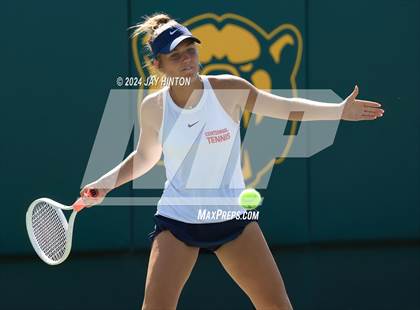 Thumbnail 1 in Centennial vs Abilene Wylie (UIL 5A Tennis Final) photogallery.