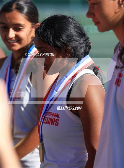 Thumbnail 2 in Centennial vs Abilene Wylie (UIL 5A Tennis Final) photogallery.