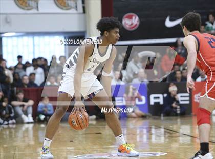 Thumbnail 3 in Christopher Columbus vs Sierra Canyon (Spalding Hoophall Classic) photogallery.