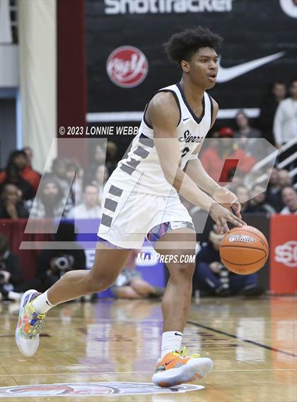 Thumbnail 1 in Christopher Columbus vs Sierra Canyon (Spalding Hoophall Classic) photogallery.