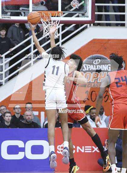 Thumbnail 2 in Christopher Columbus vs Sierra Canyon (Spalding Hoophall Classic) photogallery.