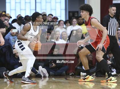 Thumbnail 1 in Christopher Columbus vs Sierra Canyon (Spalding Hoophall Classic) photogallery.