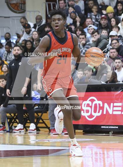 Thumbnail 3 in Christopher Columbus vs Sierra Canyon (Spalding Hoophall Classic) photogallery.