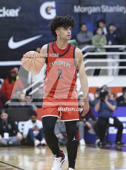 Thumbnail 3 in Christopher Columbus vs Sierra Canyon (Spalding Hoophall Classic) photogallery.