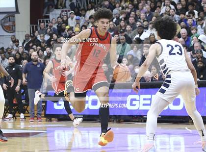 Thumbnail 2 in Christopher Columbus vs Sierra Canyon (Spalding Hoophall Classic) photogallery.