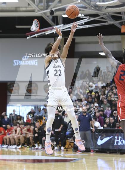 Thumbnail 1 in Christopher Columbus vs Sierra Canyon (Spalding Hoophall Classic) photogallery.