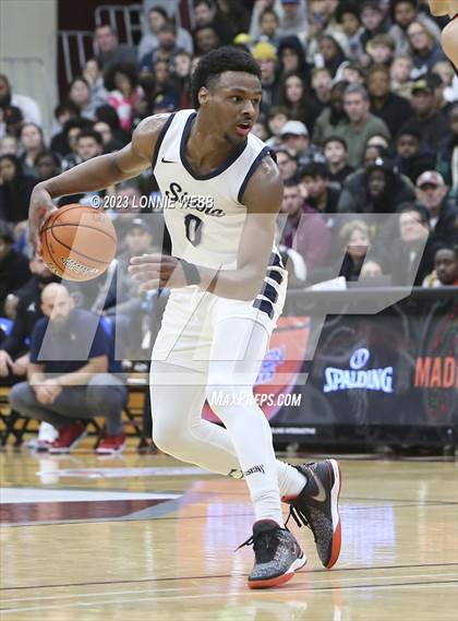 Thumbnail 3 in Christopher Columbus vs Sierra Canyon (Spalding Hoophall Classic) photogallery.