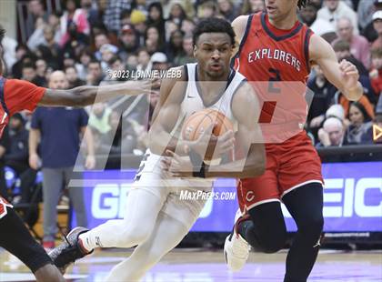 Thumbnail 3 in Christopher Columbus vs Sierra Canyon (Spalding Hoophall Classic) photogallery.