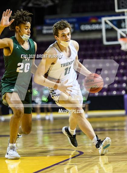 Thumbnail 1 in George Washington vs. ThunderRidge (CHSAA 5A Finals) photogallery.