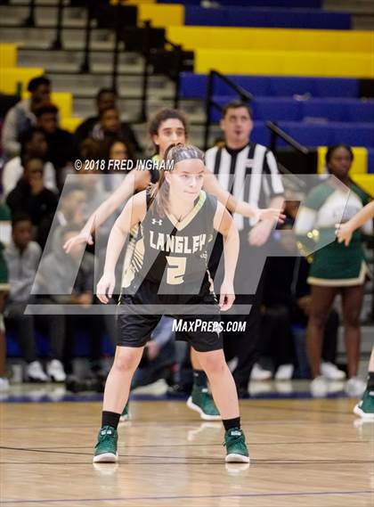 Thumbnail 2 in Langley vs. Woodbridge (VHSL Quarterfinal) photogallery.