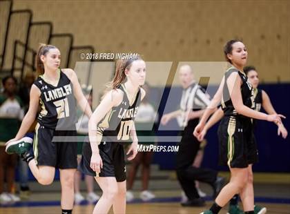 Thumbnail 2 in Langley vs. Woodbridge (VHSL Quarterfinal) photogallery.