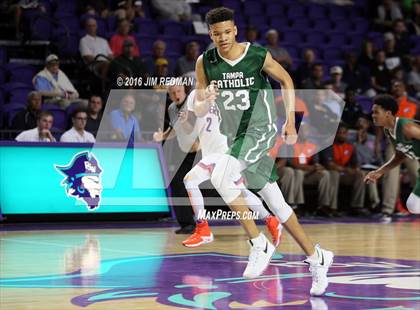 Thumbnail 3 in Tampa Catholic vs. East St. Louis (City of Palms Classic) photogallery.