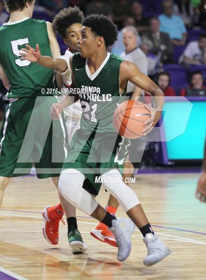 Thumbnail 3 in Tampa Catholic vs. East St. Louis (City of Palms Classic) photogallery.