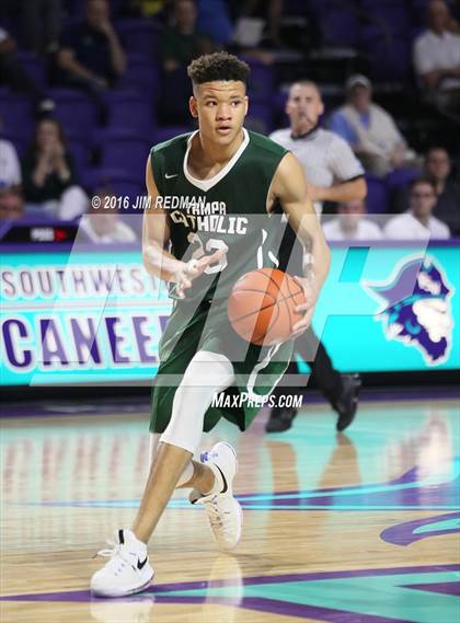 Thumbnail 3 in Tampa Catholic vs. East St. Louis (City of Palms Classic) photogallery.