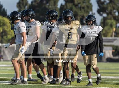 Thumbnail 2 in Serra @ Servite (Scrimmage) photogallery.