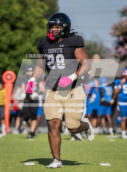 Thumbnail 1 in Serra @ Servite (Scrimmage) photogallery.