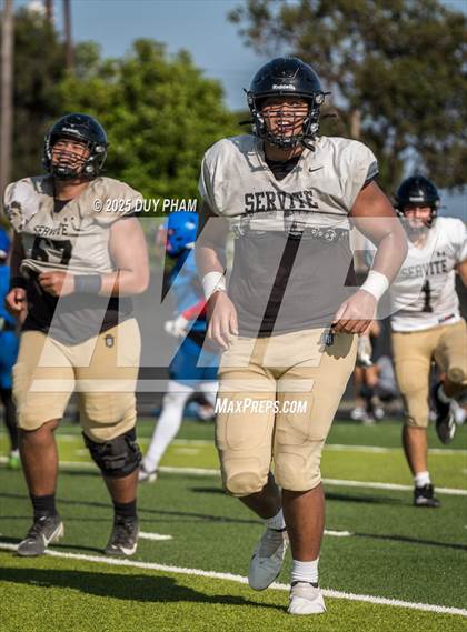 Thumbnail 2 in Serra @ Servite (Scrimmage) photogallery.