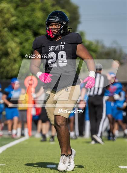 Thumbnail 2 in Serra @ Servite (Scrimmage) photogallery.