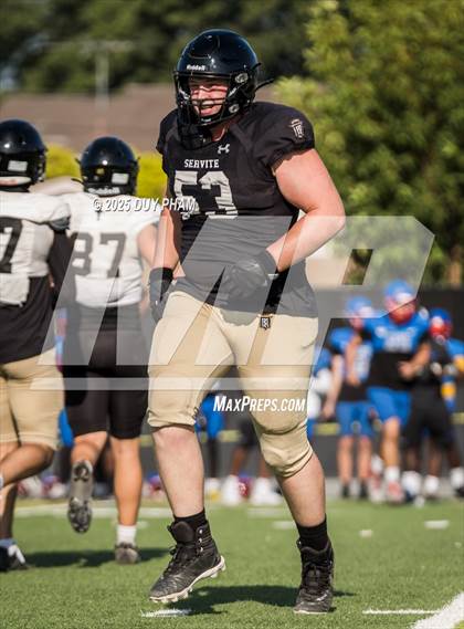Thumbnail 2 in Serra @ Servite (Scrimmage) photogallery.