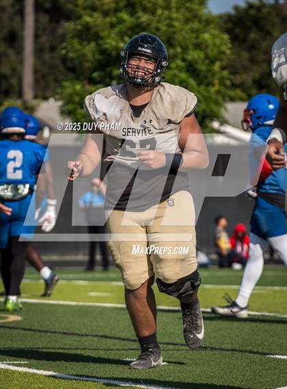 Thumbnail 1 in Serra @ Servite (Scrimmage) photogallery.