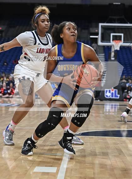 Thumbnail 3 in Brownsboro vs Hardin-Jefferson (UIL 4A State Final) photogallery.