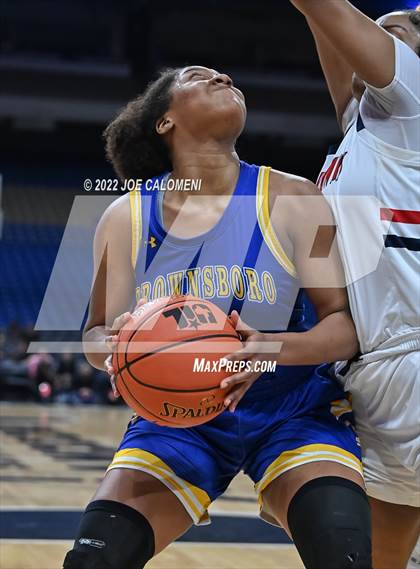 Thumbnail 1 in Brownsboro vs Hardin-Jefferson (UIL 4A State Final) photogallery.