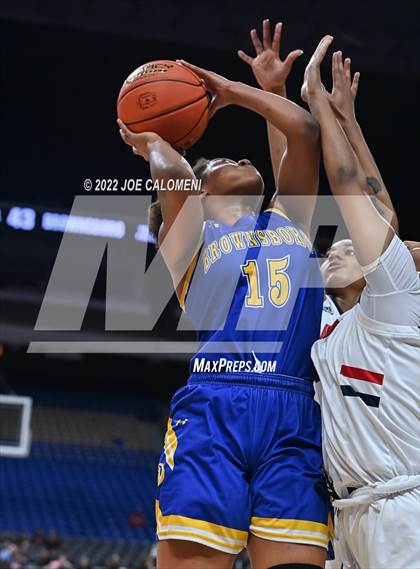 Thumbnail 1 in Brownsboro vs Hardin-Jefferson (UIL 4A State Final) photogallery.