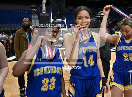 Thumbnail 2 in Brownsboro vs Hardin-Jefferson (UIL 4A State Final) photogallery.