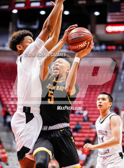 Thumbnail 3 in Foothills Christian vs. Mission Bay (CIF SDS Open Playoff) photogallery.