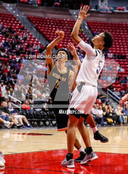 Thumbnail 3 in Foothills Christian vs. Mission Bay (CIF SDS Open Playoff) photogallery.