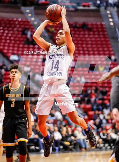 Thumbnail 1 in Foothills Christian vs. Mission Bay (CIF SDS Open Playoff) photogallery.