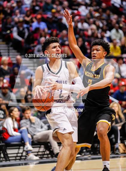 Thumbnail 3 in Foothills Christian vs. Mission Bay (CIF SDS Open Playoff) photogallery.